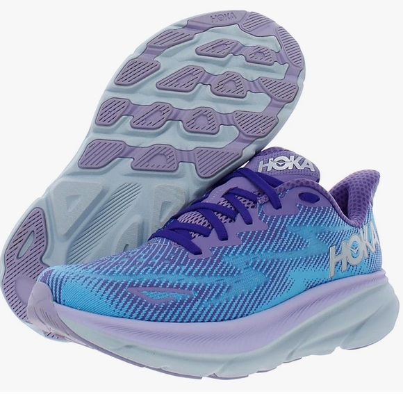 Hoka Shoes - Women's Hoka Clifton 9-Chalk Violet/Pastel Lilac Mesh Size 8 NEW MSRP $145